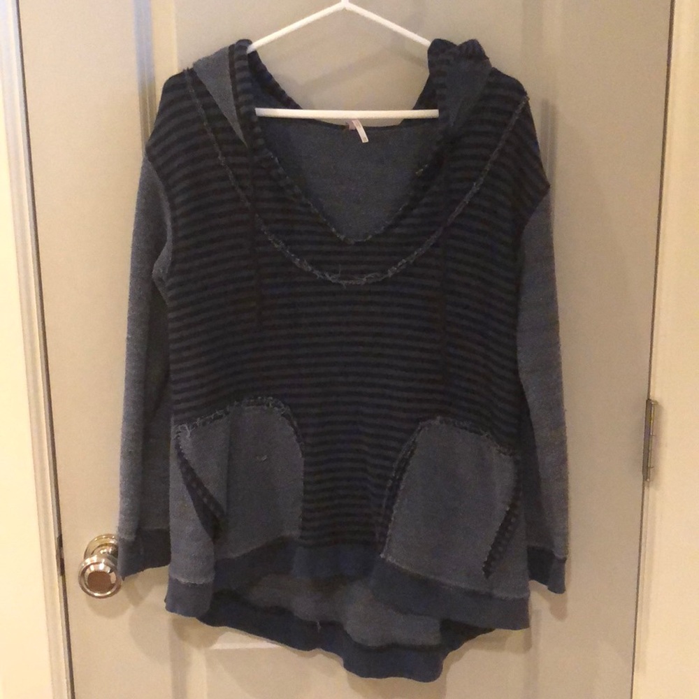 Free People navy sweater